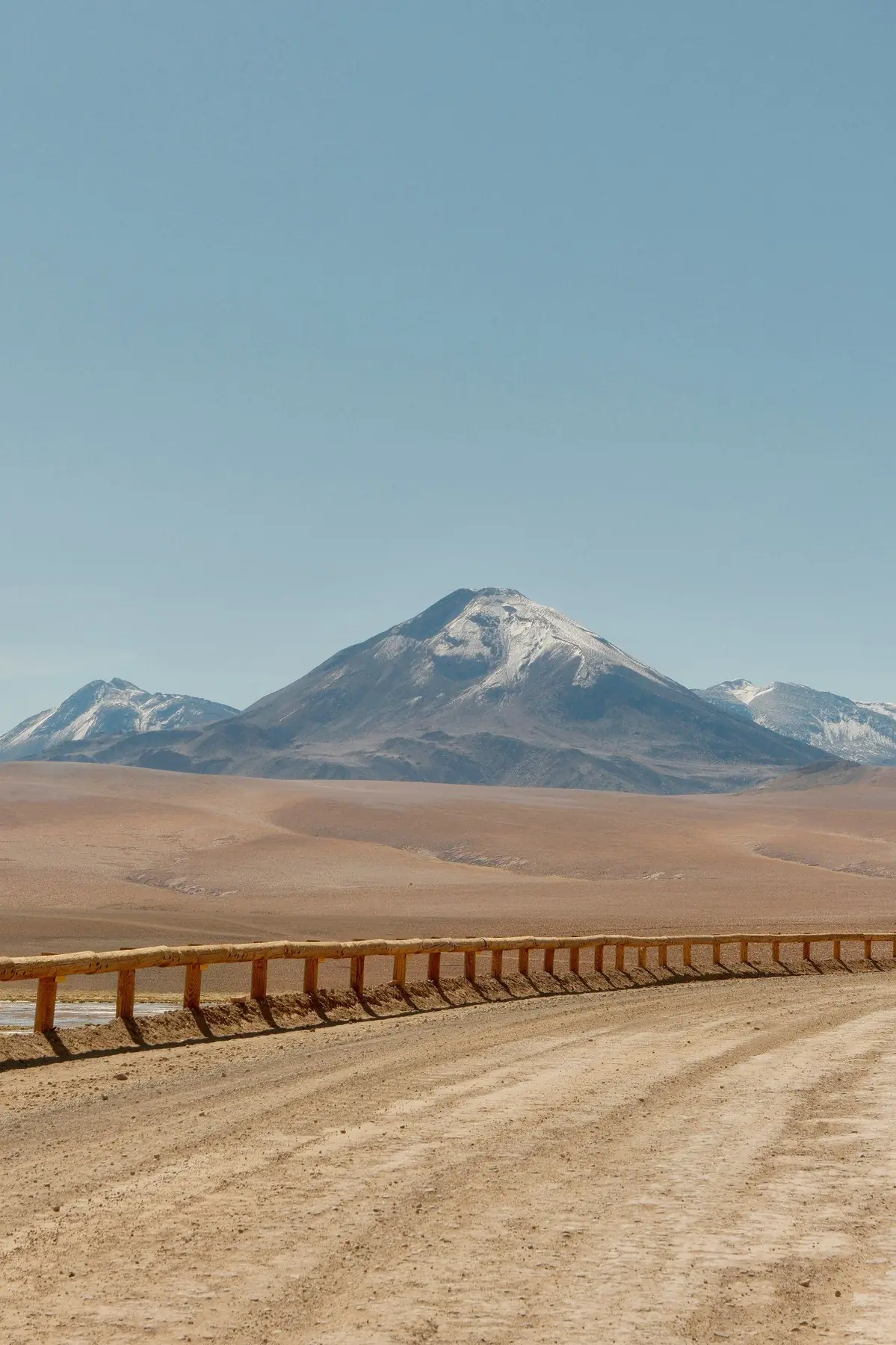 The road out of Atacama climbing toward the Bolivian border