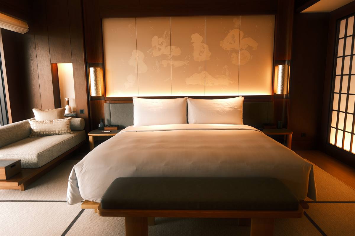 Luxury hotel room in Japan