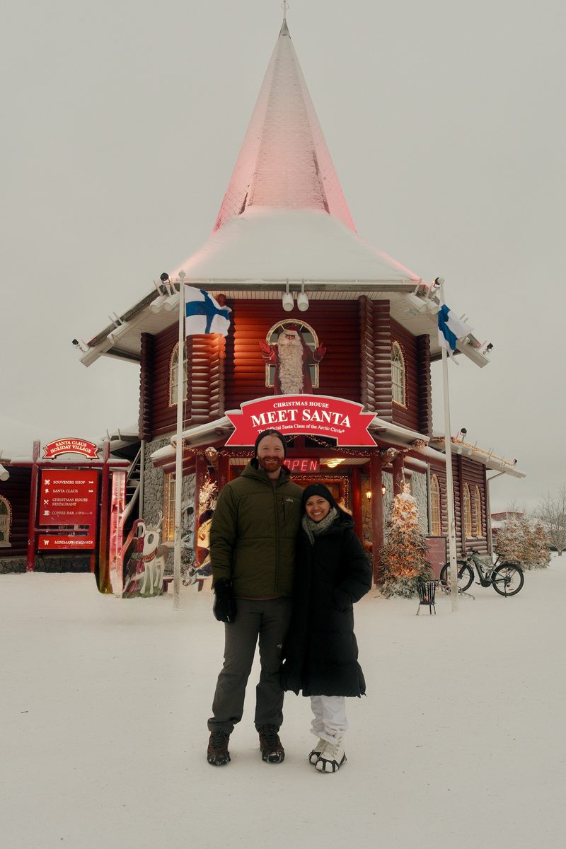 JB at Santa Claus Village, Rovaniemi
