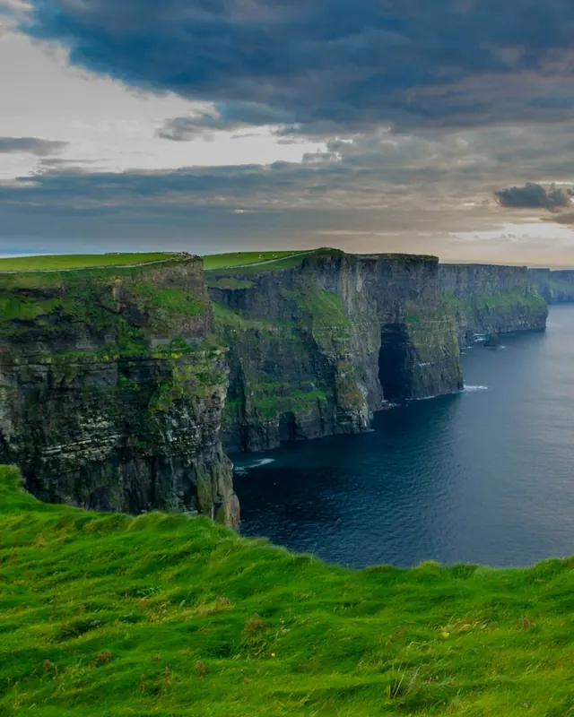 The Cliffs of Moher above the Atlantic