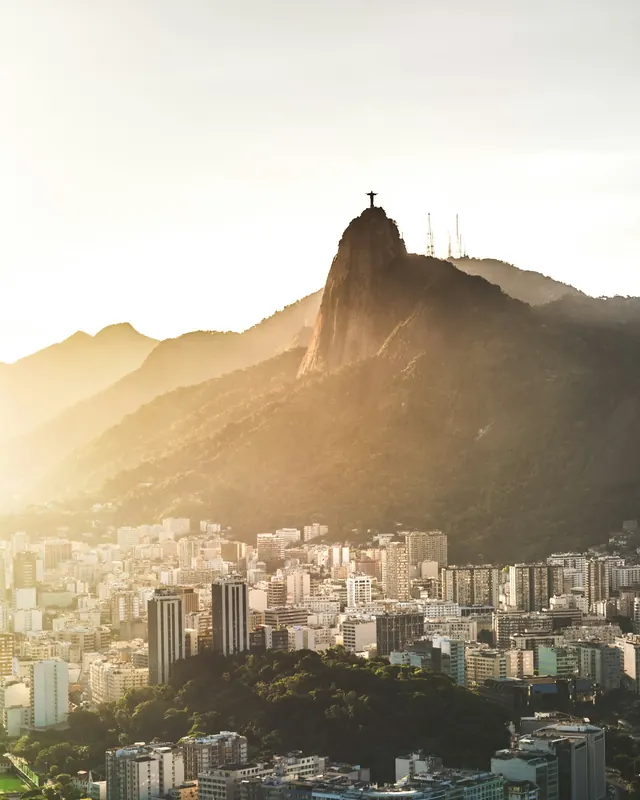 Christ the Redeemer on Corcovado above Rio de Janeiro