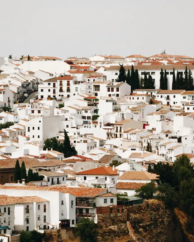 White village houses in Andalusia
